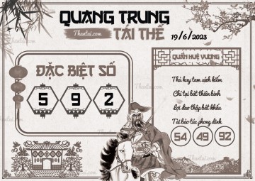 QUANG TRUNG TÁI THẾ 19/06/2023