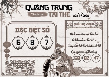 QUANG TRUNG TÁI THẾ 22/06/2023