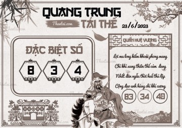 QUANG TRUNG TÁI THẾ 23/06/2023