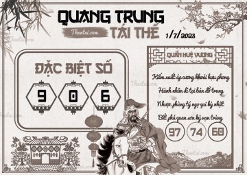 QUANG TRUNG TÁI THẾ 01/07/2023