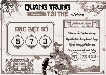 QUANG TRUNG TÁI THẾ 02/07/2023