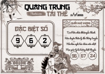 QUANG TRUNG TÁI THẾ 03/07/2023