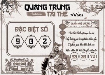 QUANG TRUNG TÁI THẾ 07/07/2023