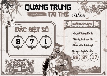 QUANG TRUNG TÁI THẾ 02/08/2023