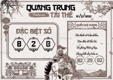 QUANG TRUNG TÁI THẾ 16/08/2023