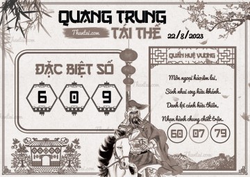 QUANG TRUNG TÁI THẾ 22/08/2023