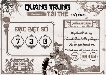 QUANG TRUNG TÁI THẾ 31/08/2023