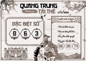 QUANG TRUNG TÁI THẾ 05/09/2023