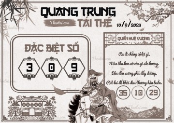 QUANG TRUNG TÁI THẾ 10/09/2023