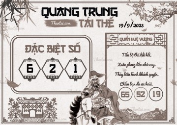 QUANG TRUNG TÁI THẾ 19/09/2023