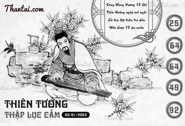 THIÊN TƯỚNG THẬP LỤC CẦU 01/01/2023