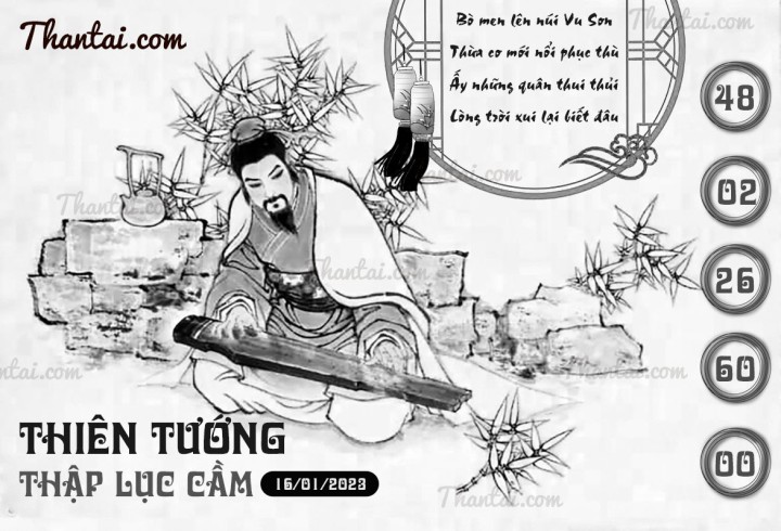 THIÊN TƯỚNG THẬP LỤC CẦU 01/01/2023