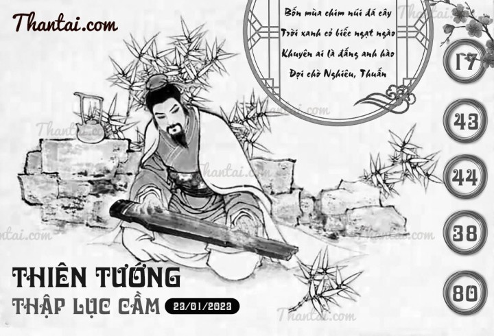 THIÊN TƯỚNG THẬP LỤC CẦU 08/01/2023