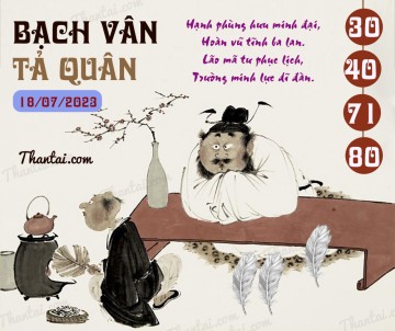 Bạch Vân Tả Quân 18/07/2023