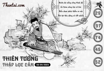 THIÊN TƯỚNG THẬP LỤC CẦU 08/04/2023