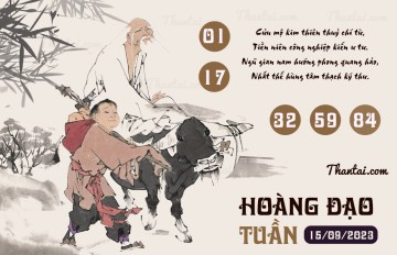 HOÀNG ĐẠO TUẦN 15/09/2023