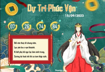 DỰ TRI PHÚC VẬN 15/09/2023