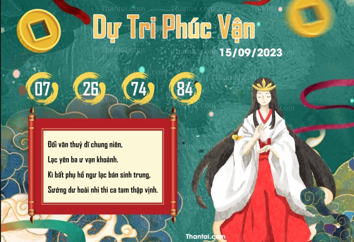DỰ TRI PHÚC VẬN 31/08/2023