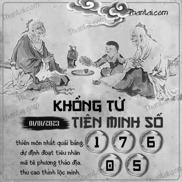 KHỔNG TỬ TIÊN MINH SỐ 01/01/2023