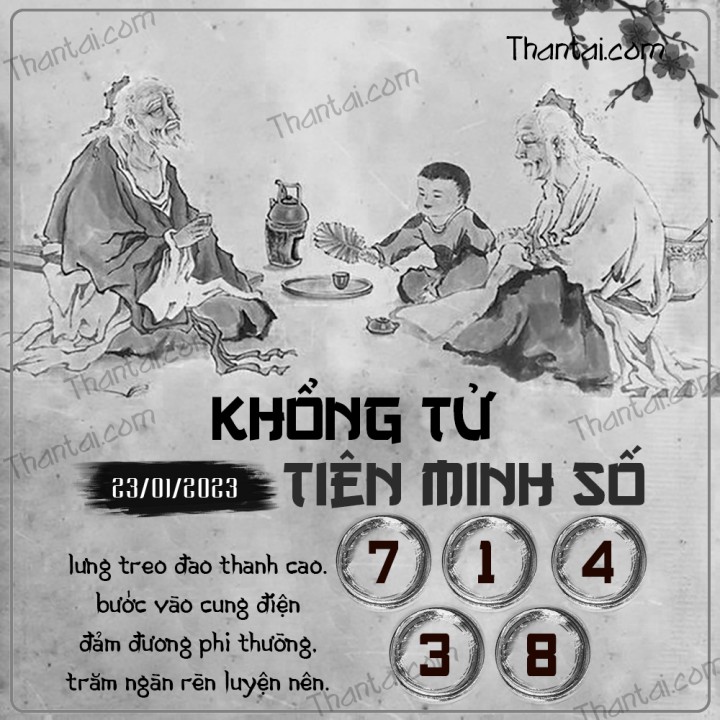 KHỔNG TỬ TIÊN MINH SỐ 08/01/2023