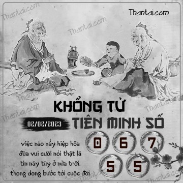 KHỔNG TỬ TIÊN MINH SỐ 02/02/2023