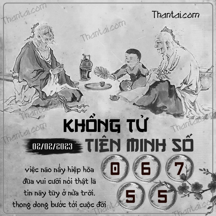 KHỔNG TỬ TIÊN MINH SỐ 18/01/2023