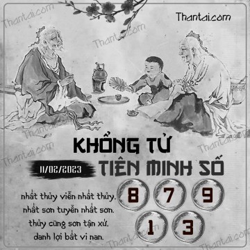 KHỔNG TỬ TIÊN MINH SỐ 11/02/2023