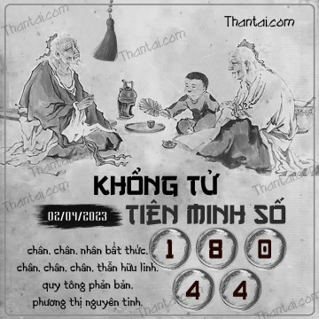 KHỔNG TỬ TIÊN MINH SỐ 02/04/2023