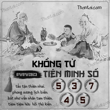 KHỔNG TỬ TIÊN MINH SỐ 04/04/2023