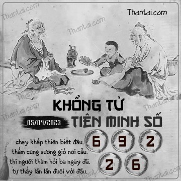 KHỔNG TỬ TIÊN MINH SỐ 05/04/2023