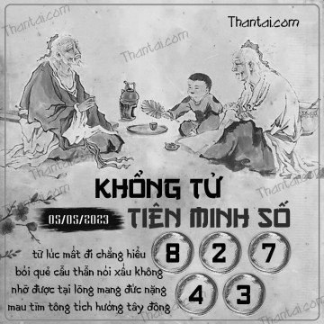 KHỔNG TỬ TIÊN MINH SỐ 05/05/2023