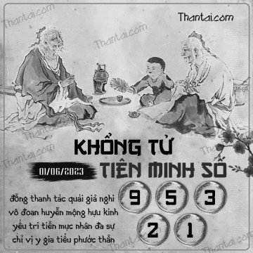 KHỔNG TỬ TIÊN MINH SỐ 01/06/2023