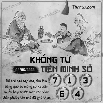 KHỔNG TỬ TIÊN MINH SỐ 02/06/2023