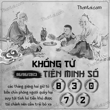 KHỔNG TỬ TIÊN MINH SỐ 06/06/2023