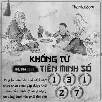 KHỔNG TỬ TIÊN MINH SỐ 08/06/2023