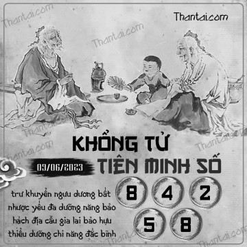 KHỔNG TỬ TIÊN MINH SỐ 09/06/2023