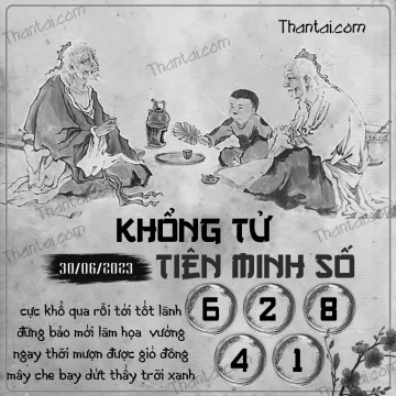 KHỔNG TỬ TIÊN MINH SỐ 30/06/2023