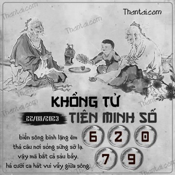 KHỔNG TỬ TIÊN MINH SỐ 22/08/2023