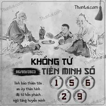 KHỔNG TỬ TIÊN MINH SỐ 06/09/2023