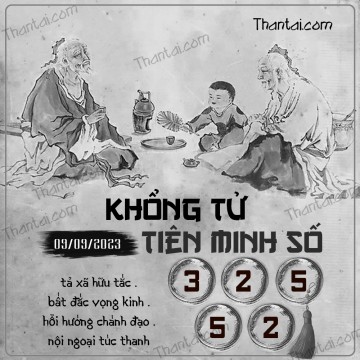 KHỔNG TỬ TIÊN MINH SỐ 09/09/2023