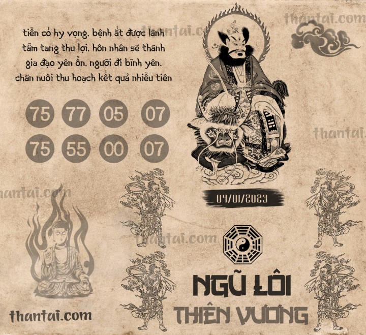 NGŨ LÔI THIÊN VƯƠNG 01/01/2023