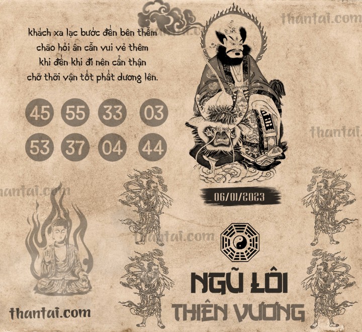 NGŨ LÔI THIÊN VƯƠNG 01/01/2023