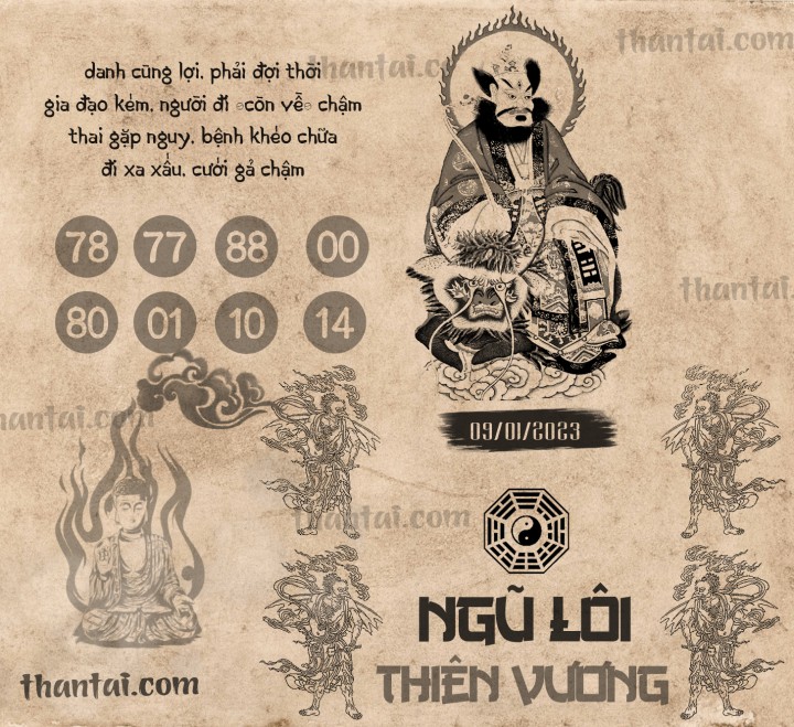 NGŨ LÔI THIÊN VƯƠNG 01/01/2023