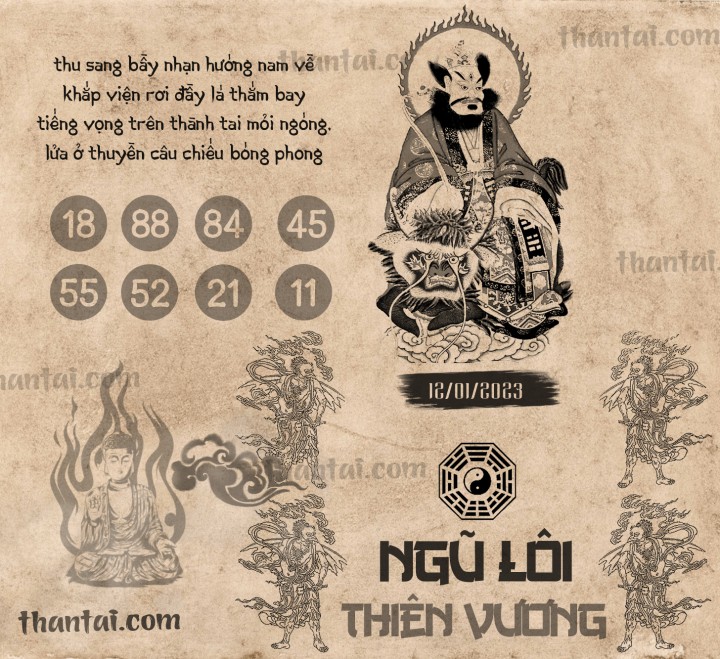 NGŨ LÔI THIÊN VƯƠNG 01/01/2023