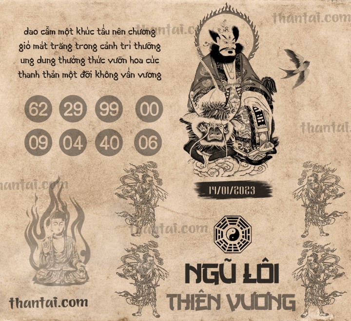 NGŨ LÔI THIÊN VƯƠNG 01/01/2023