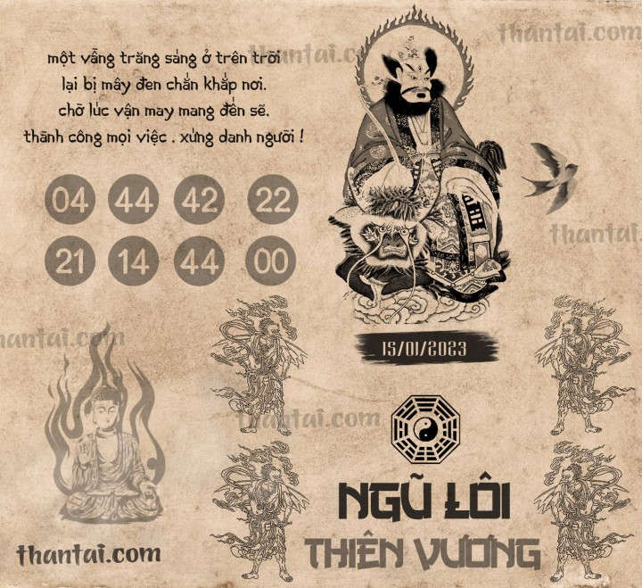 NGŨ LÔI THIÊN VƯƠNG 01/01/2023