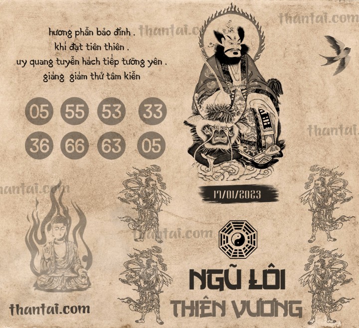 NGŨ LÔI THIÊN VƯƠNG 02/01/2023