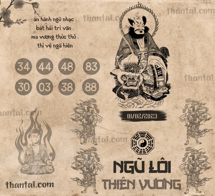 NGŨ LÔI THIÊN VƯƠNG 17/01/2023