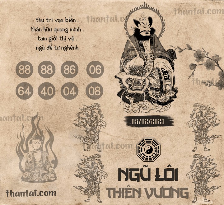 NGŨ LÔI THIÊN VƯƠNG 24/01/2023