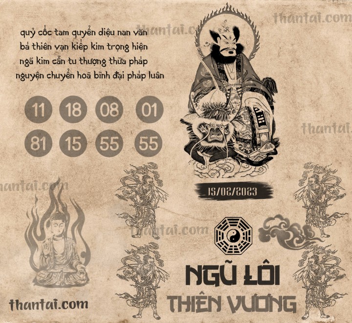 NGŨ LÔI THIÊN VƯƠNG 31/01/2023